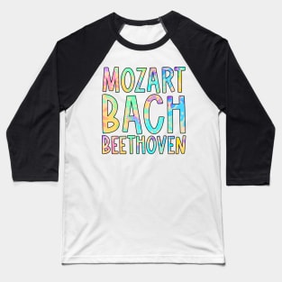 Famous Composers Neon Baseball T-Shirt